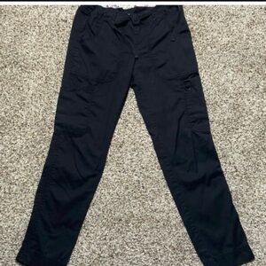 Koi stretch black scrub pants.
